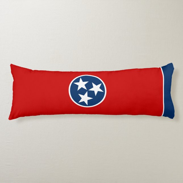Staatsflagge von Tennessee Seitenschläferkissen (Vorderseite)
