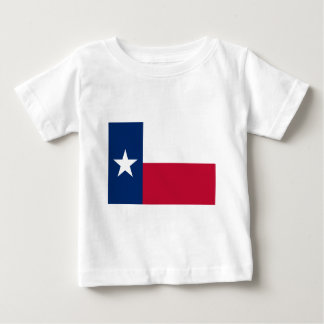 Staatsflagge von Texas Baby T-shirt
