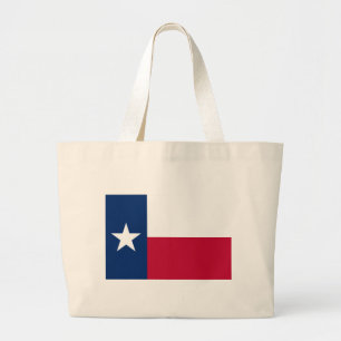 Staatsflagge von Texas Jumbo Stoffbeutel