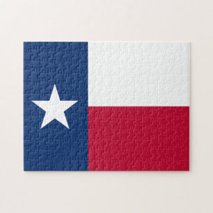 Staatsflagge von Texas Puzzle