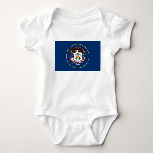 Staatsflagge von Utah Baby Strampler (Vorderseite)