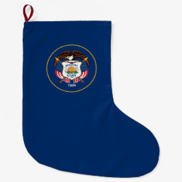 Staatsflagge von Utah Großer Weihnachtsstrumpf