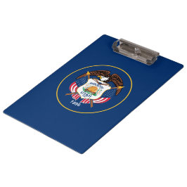 Staatsflagge von Utah Klemmbrett