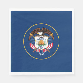 Staatsflagge von Utah Serviette