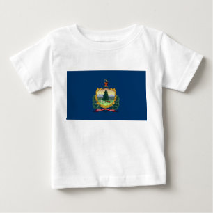 Staatsflagge von Vermont Baby T-shirt