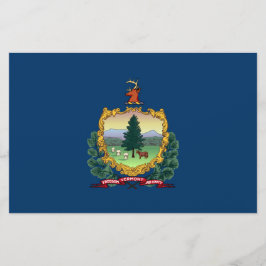Staatsflagge von Vermont Briefpapier
