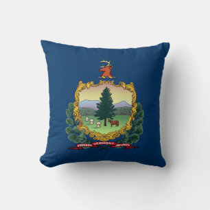 Staatsflagge von Vermont Kissen