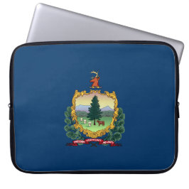 Staatsflagge von Vermont Laptopschutzhülle