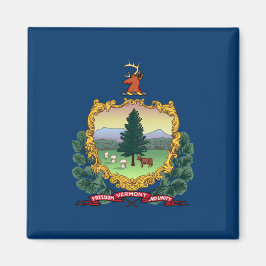 Staatsflagge von Vermont Magnet