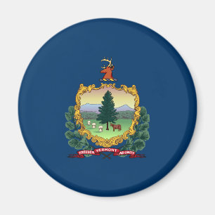 Staatsflagge von Vermont Magnet