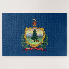 Staatsflagge von Vermont Puzzle