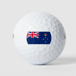 Staatsflagge von Victoria (Australien) Golfball