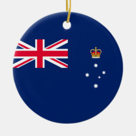 Staatsflagge von Victoria (Australien) Keramik Ornament