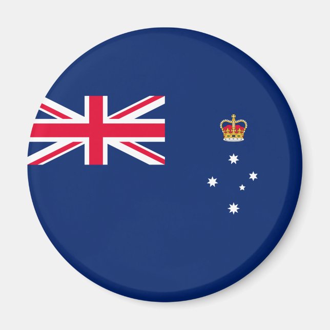 Staatsflagge von Victoria (Australien) Magnet (Vorne)