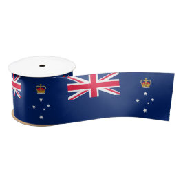 Staatsflagge von Victoria (Australien) Satinband