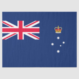 Staatsflagge von Victoria (Australien) Seidenpapier