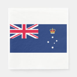 Staatsflagge von Victoria (Australien) Serviette