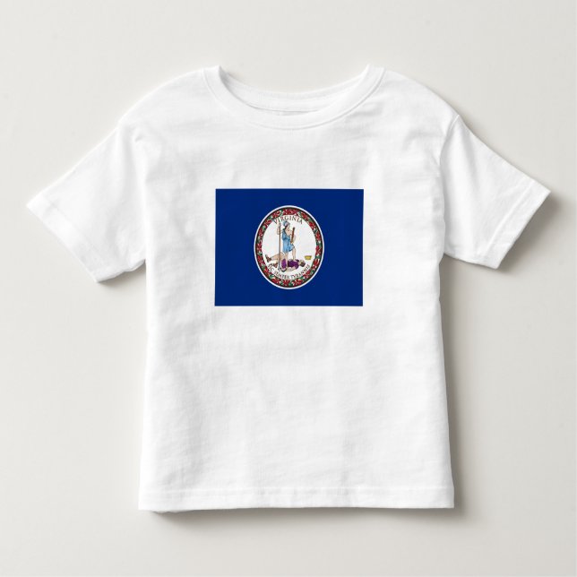 Staatsflagge von Virginia Kleinkind T-shirt (Vorderseite)