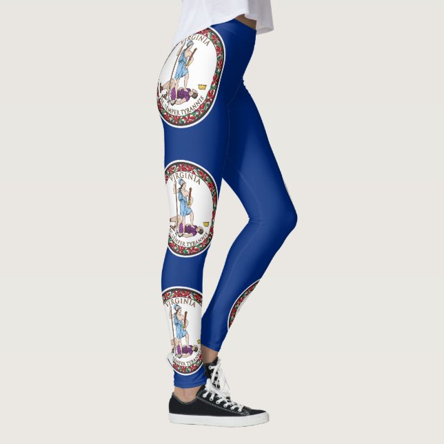 Staatsflagge von Virginia Leggings (Rechts)