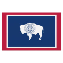 Staatsflagge von Wyoming