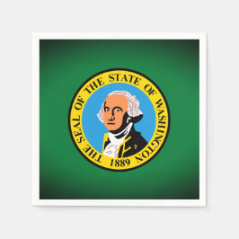 Staatsflagge Washington Staat Paper Party Napkins Serviette