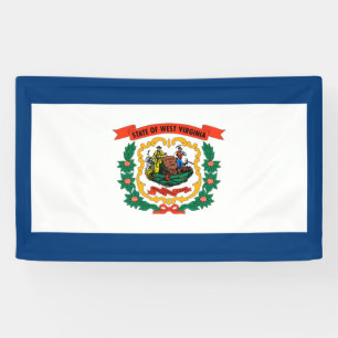 Staatsflagge West Virginia Banner