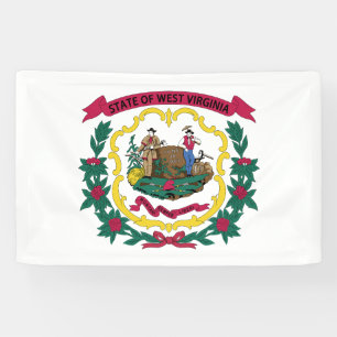 Staatsflagge West Virginia Banner