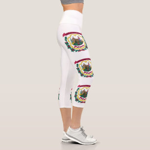 Staatsflagge West Virginia Capri Leggings