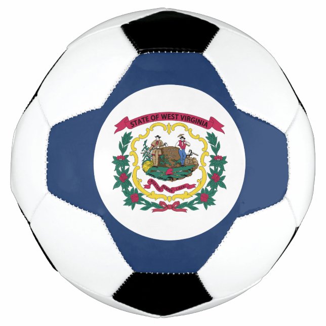 Staatsflagge West Virginia Fußball (Vorderseite)