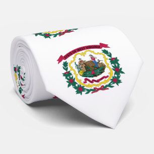 Staatsflagge West Virginia Krawatte