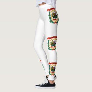 Staatsflagge West Virginia Leggings