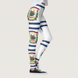 Staatsflagge West Virginia Leggings
