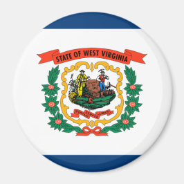 Staatsflagge West Virginia Magnet