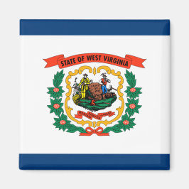 Staatsflagge West Virginia Magnet