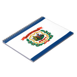 Staatsflagge West Virginia Notizblock