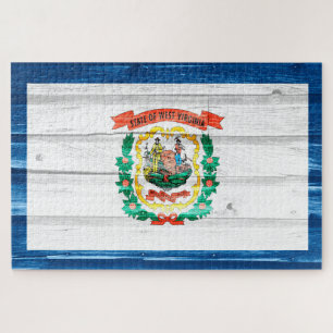 Staatsflagge West Virginia Puzzle