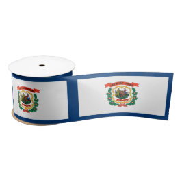 Staatsflagge West Virginia Satinband
