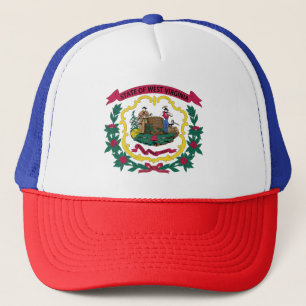 Staatsflagge West Virginia Truckerkappe