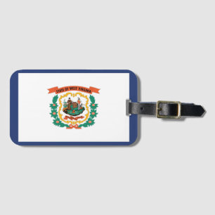 Staatsflagge West Virginia, USA Gepäckanhänger