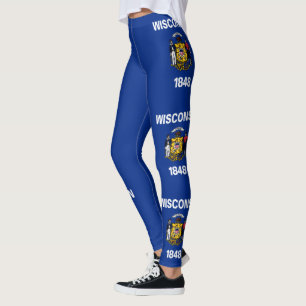 Staatsflagge Wisconsin Leggings