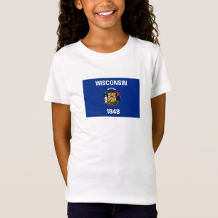 Staatsflagge Wisconsin T-Shirt