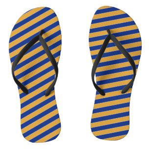 Staatsflaggenfarben von Massachusetts Flip Flops