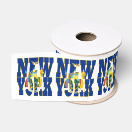 Staatsflaggengestaltung in New York Ripsband