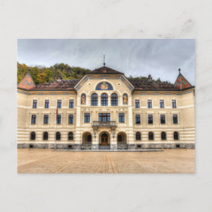 Staatshaus Liechtenstein Postkarte