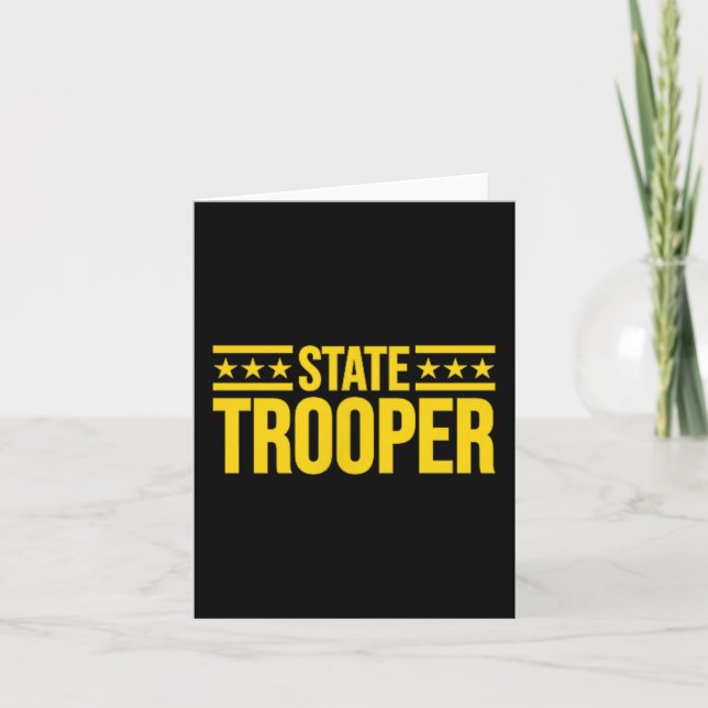 Staatspolizeiuniform Kostüm Karte (Vorderseite)