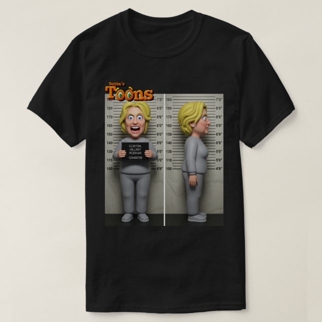 STAATSSEKRETÄRIN HILLARY CLINTON T-Shirt (Design vorne)