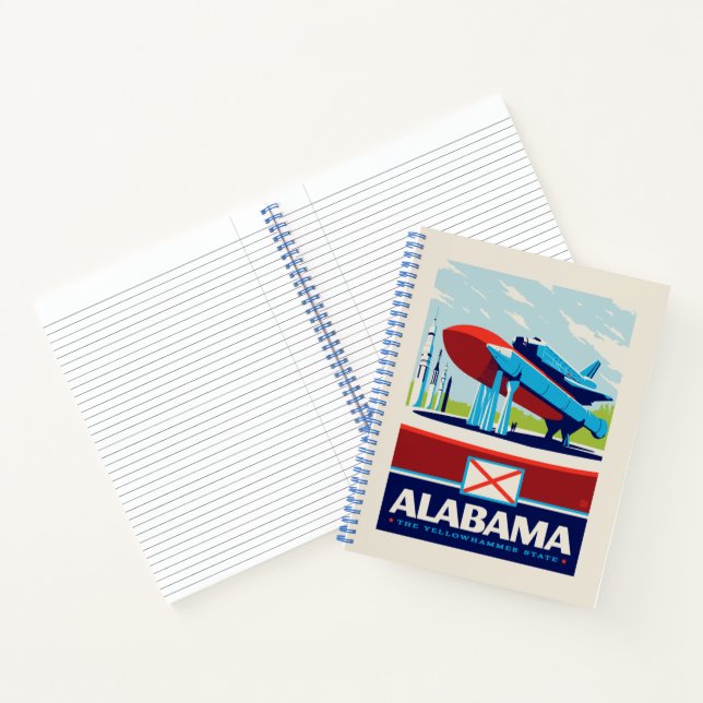 Staatsstolz | Alabama Notizbuch (Innenseite)