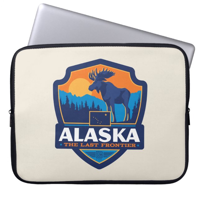 Staatsstolz | Alaska Laptopschutzhülle (Vorderseite)