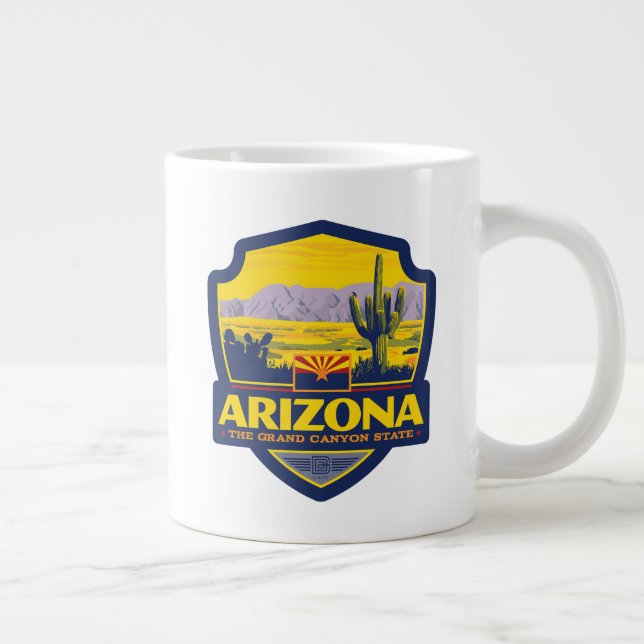Staatsstolz | Arizona 2 Jumbo-Tasse (Rechts)