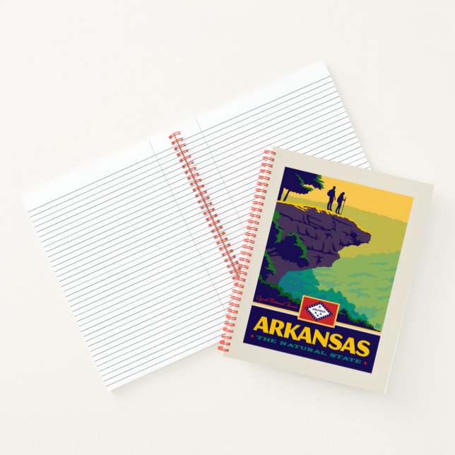 Staatsstolz | Arkansas Notizbuch (Innenseite)